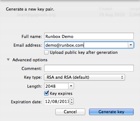 Openssl generate rsa key pair